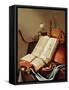 Vanitas Still Life-Edwaert Collier-Framed Stretched Canvas