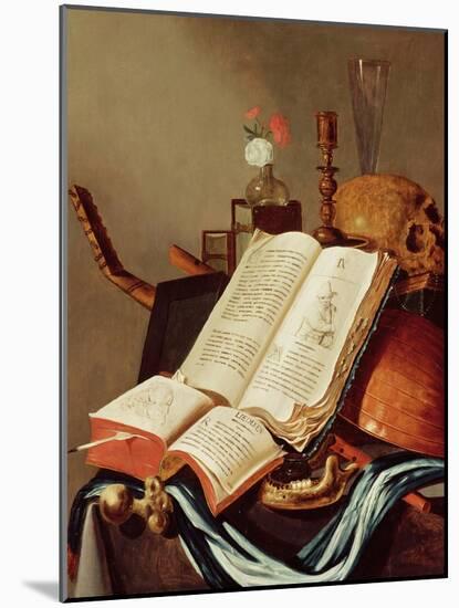 Vanitas Still Life-Edwaert Collier-Mounted Giclee Print