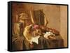 Vanitas Still Life-Jacques de Claeuw-Framed Stretched Canvas