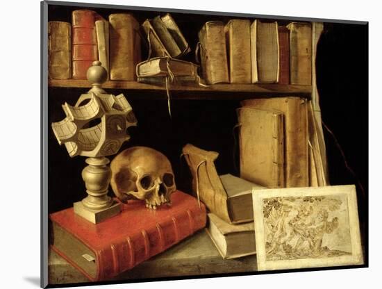 Vanitas with a Sundial, circa 1626-40-null-Mounted Giclee Print