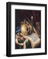 Vanitas-Simon Renard De Saint-andre-Framed Giclee Print