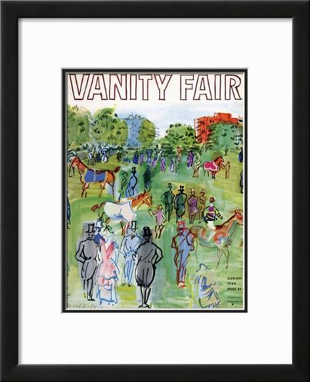 Vanity Fair Cover - August 1934-Raoul Dufy-Framed Giclee Print