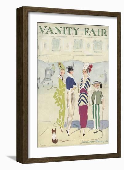 Vanity Fair Cover - June 1914-Ethel M. Plummer-Framed Premium Giclee Print