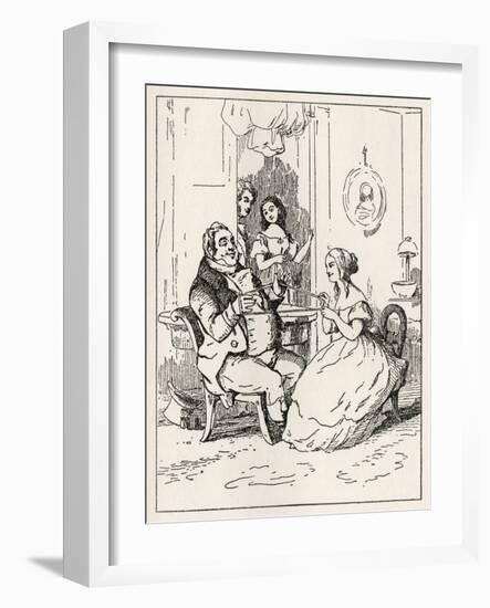 Vanity Fair - picture-William Makepeace Thackeray-Framed Giclee Print