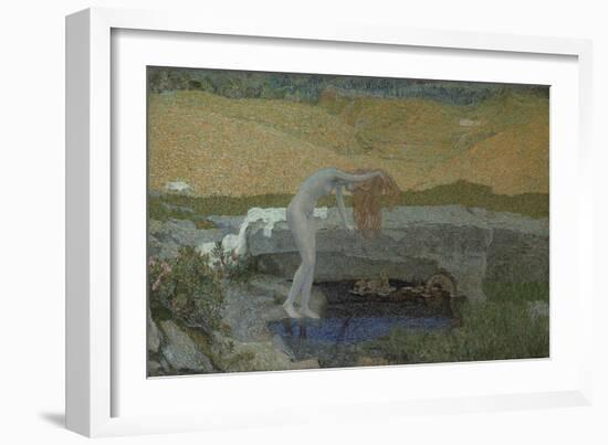 Vanity (La Vanit), 1897-Giovanni Segantini-Framed Premium Giclee Print