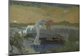 Vanity (La Vanit), 1897-Giovanni Segantini-Mounted Premium Giclee Print