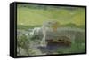 Vanity (The Source of Evi)-Giovanni Segantini-Framed Stretched Canvas