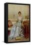 Vanity-Joseph Frederic Soulacroix-Framed Stretched Canvas