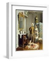 Vanity-Francois Brunery-Framed Giclee Print