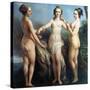 Vanloo: Three Graces-Carle Vanloo-Stretched Canvas