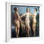 Vanloo: Three Graces-Carle Vanloo-Framed Giclee Print