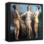 Vanloo: Three Graces-Carle Vanloo-Framed Stretched Canvas