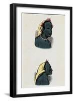 Vanou Native and Vanou Chief (Vanikoro)-null-Framed Premium Giclee Print