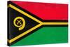 Vanuatu Flag Design with Wood Patterning - Flags of the World Series-Philippe Hugonnard-Stretched Canvas