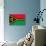 Vanuatu Flag Design with Wood Patterning - Flags of the World Series-Philippe Hugonnard-Art Print displayed on a wall