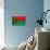 Vanuatu Flag Design with Wood Patterning - Flags of the World Series-Philippe Hugonnard-Art Print displayed on a wall