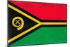 Vanuatu Flag Design with Wood Patterning - Flags of the World Series-Philippe Hugonnard-Mounted Art Print