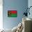 Vanuatu Flag Design with Wood Patterning - Flags of the World Series-Philippe Hugonnard-Framed Stretched Canvas displayed on a wall