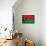 Vanuatu Flag Design with Wood Patterning - Flags of the World Series-Philippe Hugonnard-Framed Stretched Canvas displayed on a wall
