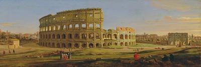 The Tiberian Island in Rome, 1685-Vanvitelli (Gaspar van Wittel)-Giclee Print