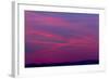 Vapour Trails from Airliners at Dusk-null-Framed Photographic Print
