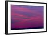 Vapour Trails from Airliners at Dusk-null-Framed Photographic Print