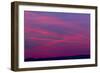 Vapour Trails from Airliners at Dusk-null-Framed Photographic Print