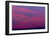 Vapour Trails from Airliners at Dusk-null-Framed Photographic Print