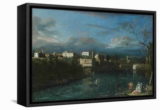 Vaprio d'Adda, 1744-Bernardo Bellotto-Framed Stretched Canvas