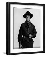 Vaquero Ride, Vaquero! by John Farrow with Robert Taylor, 1953 (b/w photo)-null-Framed Photo