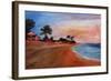 varadero, beach-Martina Bleichner-Framed Art Print