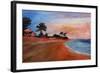 varadero, beach-Martina Bleichner-Framed Art Print