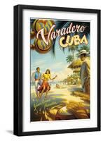 Varadero, Cuba-Kerne Erickson-Framed Art Print