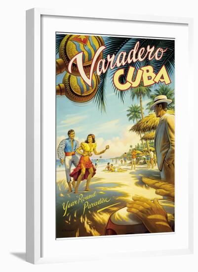 Varadero, Cuba-Kerne Erickson-Framed Art Print