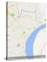 Varanasi, India Map-null-Stretched Canvas