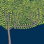 Vector Illustration with Abstract Tree-vareennik-Art Print