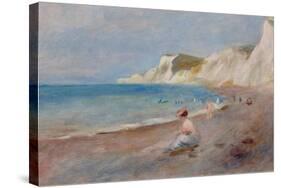 Varengeville Beach; La Plage De Varengeville, C. 1880-Pierre-Auguste Renoir-Stretched Canvas