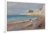 Varengeville Beach; La Plage De Varengeville, C. 1880-Pierre-Auguste Renoir-Framed Giclee Print