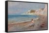 Varengeville Beach; La Plage De Varengeville, C. 1880-Pierre-Auguste Renoir-Framed Stretched Canvas