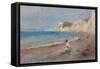 Varengeville Beach; La Plage De Varengeville, C. 1880-Pierre-Auguste Renoir-Framed Stretched Canvas