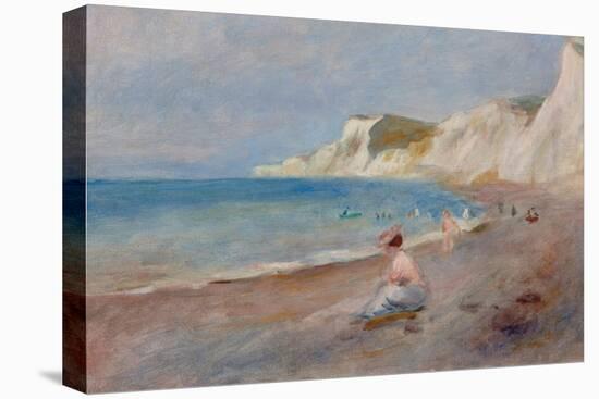 Varengeville Beach; La Plage De Varengeville, C. 1880-Pierre-Auguste Renoir-Stretched Canvas