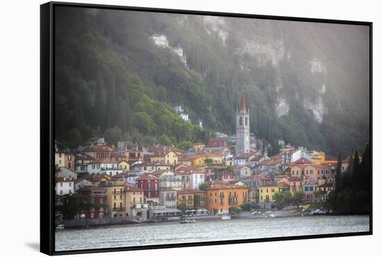 Varenna City in Italy-Philippe Manguin-Framed Stretched Canvas