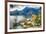 Varenna Harbor on Lake Como, Italy-George Oze-Framed Photographic Print