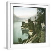 Varenna (Italy), Lake Como-Leon, Levy et Fils-Framed Photographic Print