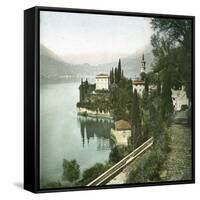 Varenna (Italy), Lake Como-Leon, Levy et Fils-Framed Stretched Canvas