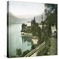 Varenna (Italy), Lake Como-Leon, Levy et Fils-Stretched Canvas