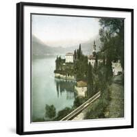 Varenna (Italy), Lake Como-Leon, Levy et Fils-Framed Photographic Print