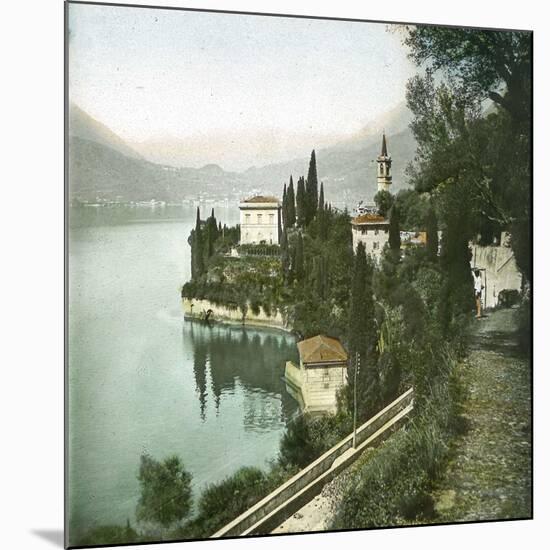 Varenna (Italy), Lake Como-Leon, Levy et Fils-Mounted Photographic Print