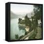 Varenna (Italy), Lake Como-Leon, Levy et Fils-Framed Stretched Canvas