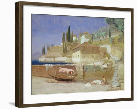 Varenna, Lake Como-Frederick Lee Bridell-Framed Giclee Print